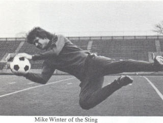NASL Soccer Chicago Sting 75 Goalie Mike Winter