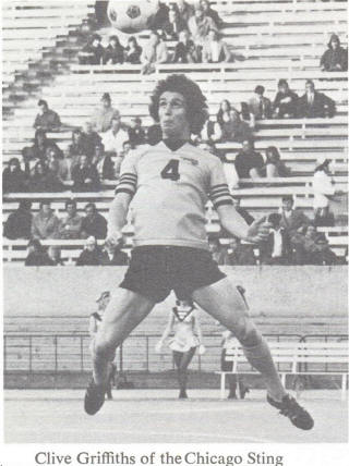 NASL Chicago Sting 75 Home Clive Griffiths