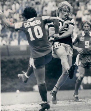 NASL Soccer Chicago Sting 1981 Pato Margetic, Blizzard  Alex Cropley 7-26-1981.jpg