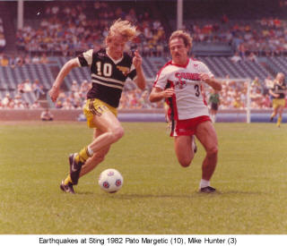 NASL Soccer Chicago Sting 82 Road Pato Margetic