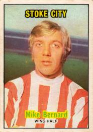 Stoke City 70-71 Head Mike Bernard