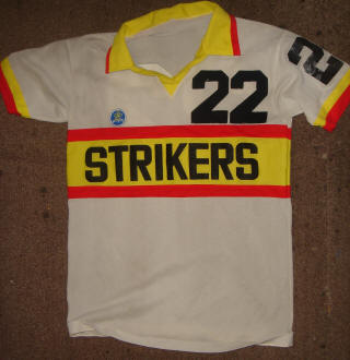 NASL Soccer Ft. Lauderdale Strikers 78 Home Jersey Colin Fowles