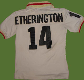 Strikers 84 Home Jersey Gary Etherington Back