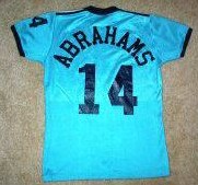 NASL California Surf 80-81 Road Jersey Laurie Abrahams Back