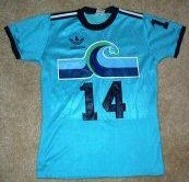 NASL Soccer California Surf 80-81 Road Jersey Laurie Abrahams