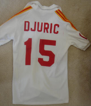 Tea Men 81-82 Home Jersey Djuric Back