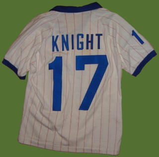 Team America 83 Home Jersey Hayden Knight Back