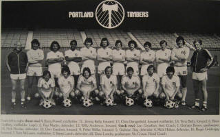 NASL Portland Timbers 75 Home Team