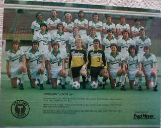 NASL Soccer Portland Timbers 81 Home Team