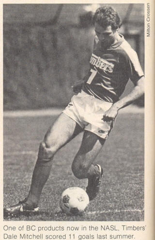 NASL Soccer Portland Timbers 82 Road Dale Mitchell