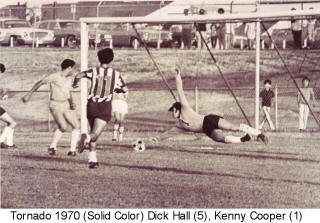 Tornado 70 Goalie Kenny Cooper