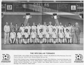 NASL Soccer Dallas Tornado 1975 Team