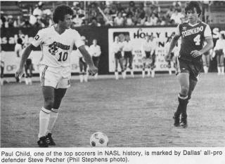 NASL Soccer San Jose Earthquakes Tornado 1978 Steve Pecher Paul Child