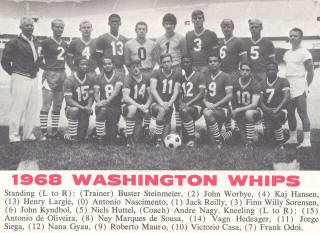 NASL Soccer Washington Whips 68 Road Team 2