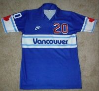 NASL Soccer Vancouver Whitecaps 84 Road Jersey Pierce O'Leary