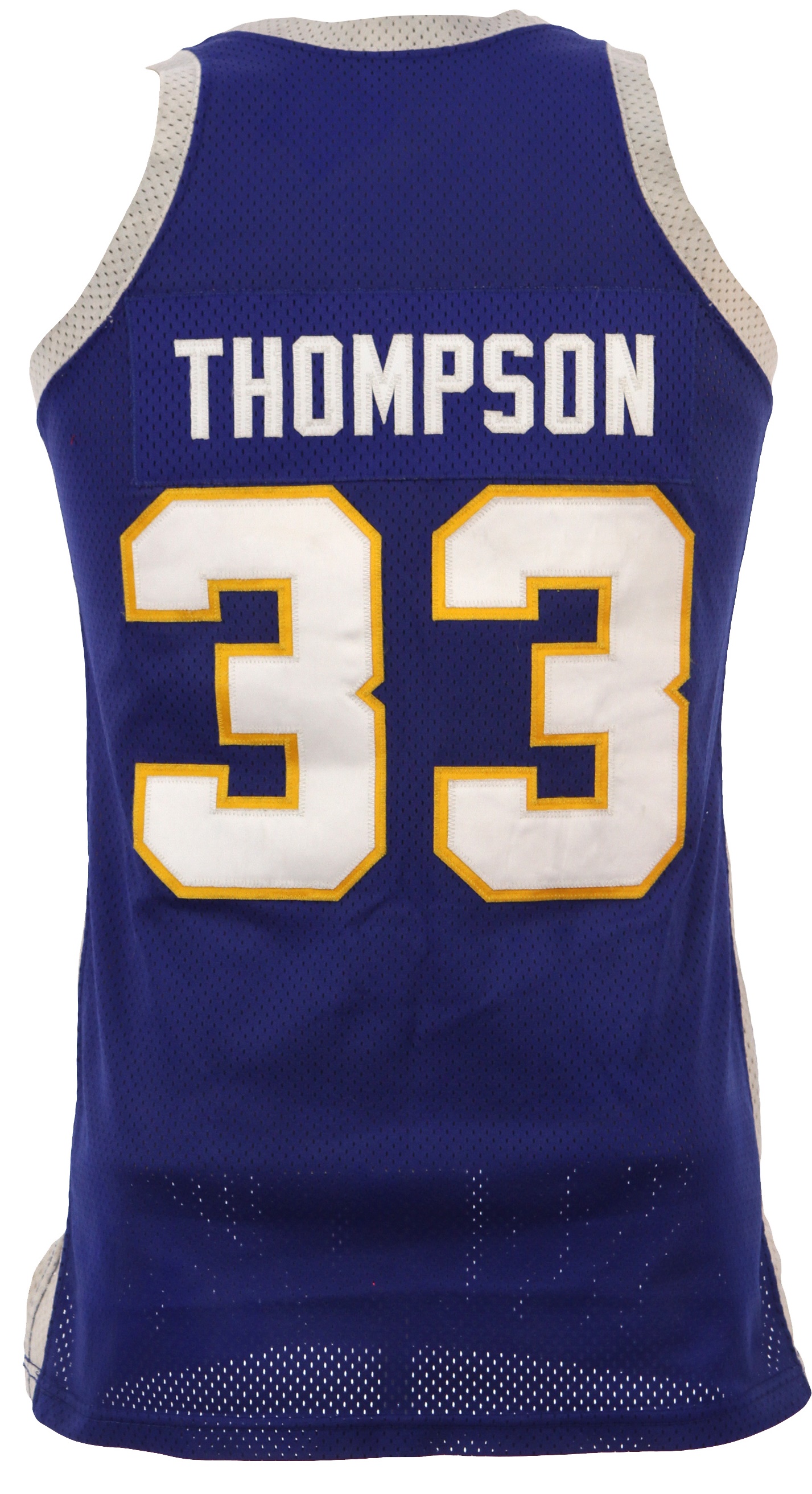 Denver Nuggets David Thompson Signed Blue Throwback Jersey w/HOF'96 -  Schwartz Authentic