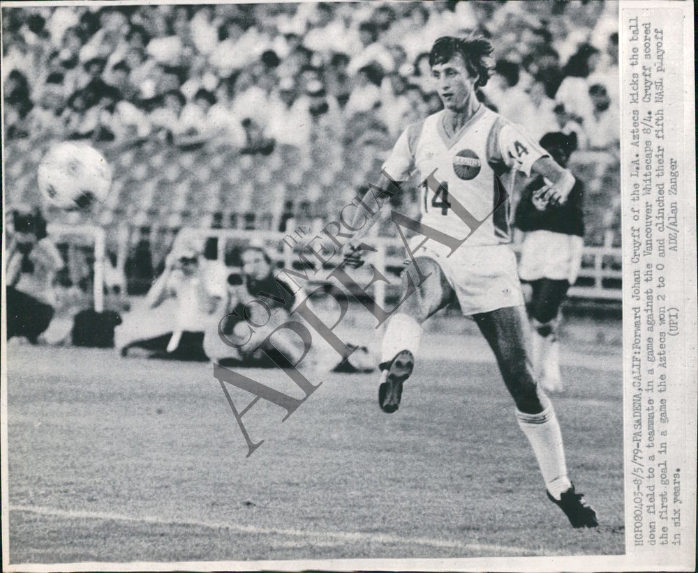 Johan Cruyff - Los Angeles Aztecs, August