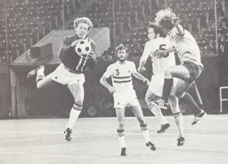 NASL Soccer Philadelphia Atoms 74 Goalie Bob Rigby, Bob Smith