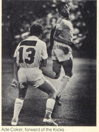 NASL Soccer Los Angeles Aztecs 76 Home Back Dave Smith