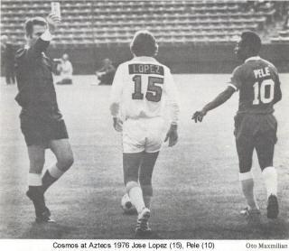 NASL Soccer Los Angeles Aztecs 76 Home Back Jose Lopez