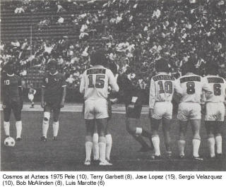 NASL Soccer Los Angeles Aztecs 76 Home Back Marotte, McAlinden, Velazquez.jpg Terry Garbett