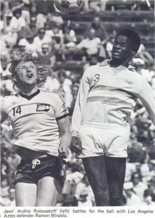 NASL Soccer Los Angeles Aztecs 76 Homoe Ramon Moraldo