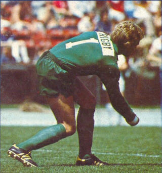 NASL Soccer Los Angeles Aztecs 77-78 Goalie Back Bob Rigby