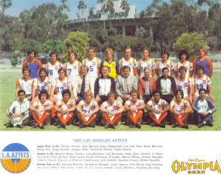 NASL Soccer Los Angeles Aztecs 80 Home Team