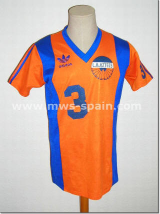 Los Angeles Aztecs 1980 Road Jersey Thomas Rongen