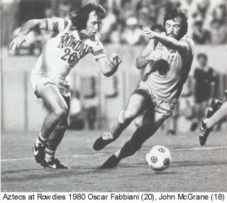 NASL Soccer Los Angeles Aztecs 80 Road John McGrane