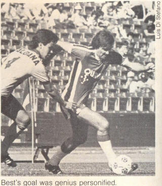 NASL Soccer Los Angeles Aztecs 81 Home Back Todd Saldana