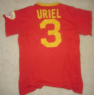 Bays 67-68 Road Jersey Uriel Back