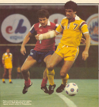 NASL Soccer Toronto Blizzard 79 Road Peter Lorimer