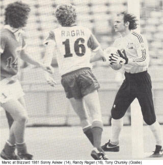 NASL Soccer Toronto Blizzard 81 Home Back Randy Ragan