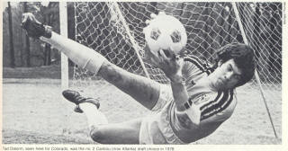 NASL Soccer Colorado Caribous 78 Goalie Tad DeLorm