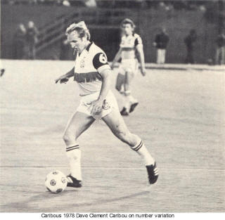 NASL Colorado Caribous 78 Home Dave Clements