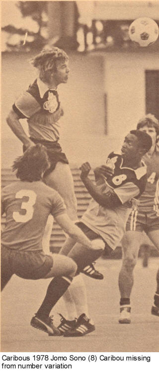 NASL Colorado Caribous 78 Home Jomo Sono