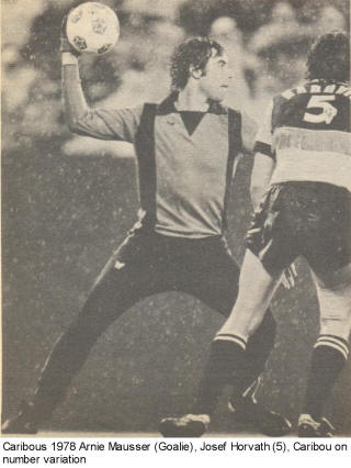 NASL Colorado Caribous 1978 Road Back Joszef Horvath Arnie Mausser