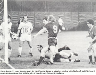 NASL Soccer Baltimore Comets 74 Road Back Frank Large