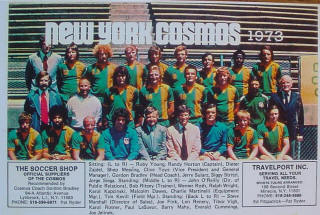NASL Soccer New York Cosmos 1973 Road Team
