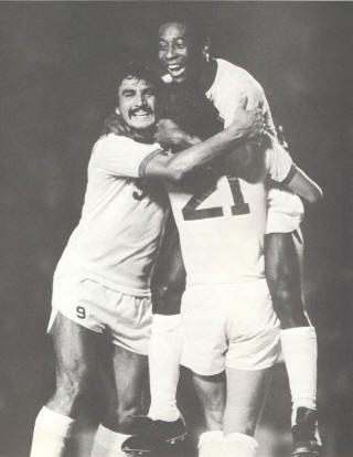 New York Cosmos 1974 Mordechai Shpigler, Amarico Paredes, Pele