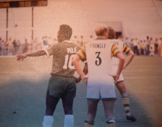 NASL Soccer New York Cosmos 76 Road Back Pele, Rowdies Alex Pringle