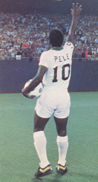 NASL Soccer New York Cosmos 77 Home Back Pele 8x