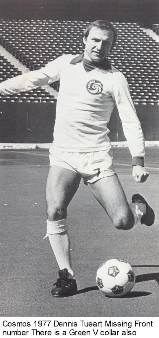 NASL New York Cosmos 1977 Home Dennis Tueart Home No Num
