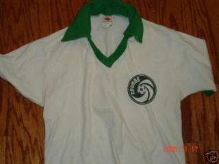 NASL Soccer New York Cosmos 77 Home Jersey Tony Field No Number