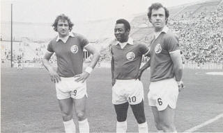 NASL Soccer New York Cosmos 77 Road Chinaglia, Pele, Beckenbauer