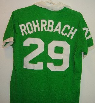 NASL Soccer New York Cosmos 1977 Road Jersey Bob Rohrbach Back