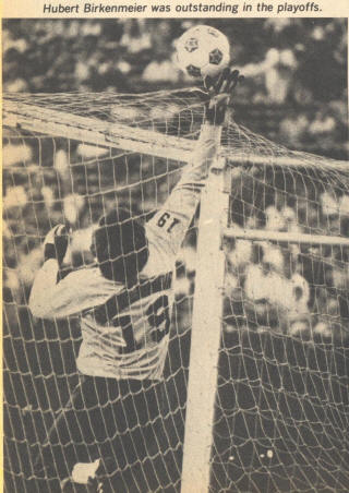 NASL Soccer New York Cosmos 79 Goalie Back Hubert Birkenmeier