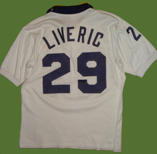 NASL New York Cosmos 79 Home Jersey Mark Liveric Back