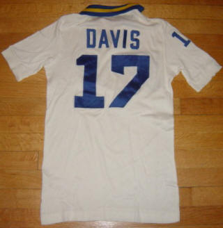 NASL Soccer New York Cosmos 81+ Home Jersey Ricky Davis